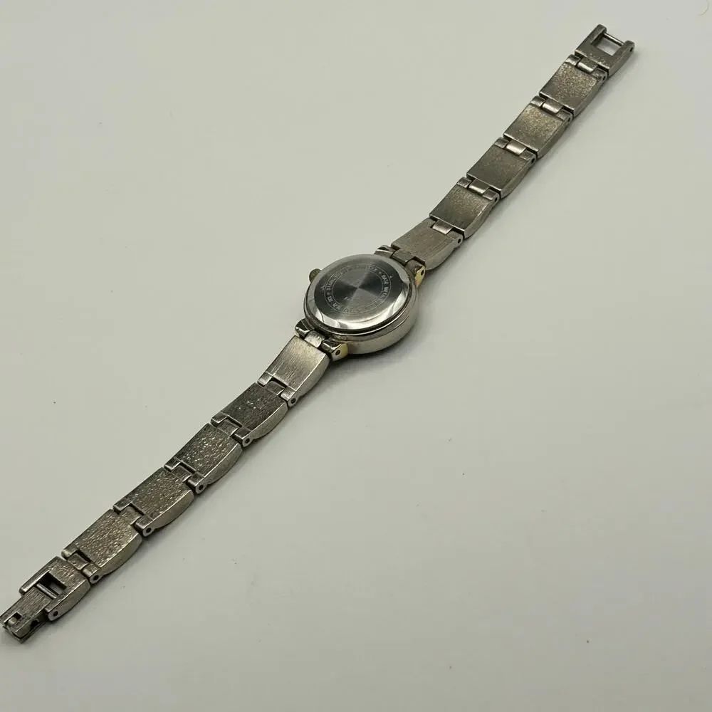 Carriage Silver Gold Stainless Steel Women’s Watch Working New Battery